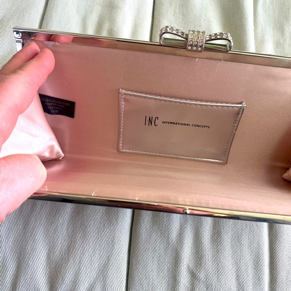 International concepts pink glittery evening clutch - Picture 4 of 5